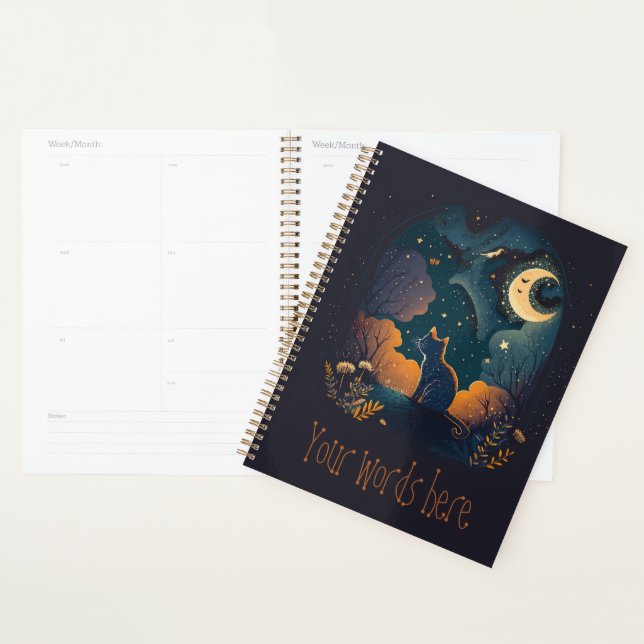 Create Your Own Mystical Black Cat Planner (Display)