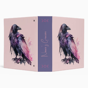 Create Your Own Mystical Black Raven Binder