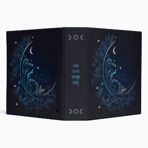 Create Your Own Mystical Blue Moon Binder
