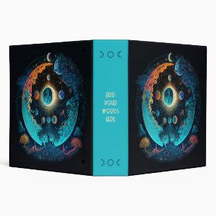 Create Your Own Mystical Blue Moon Forest Binder