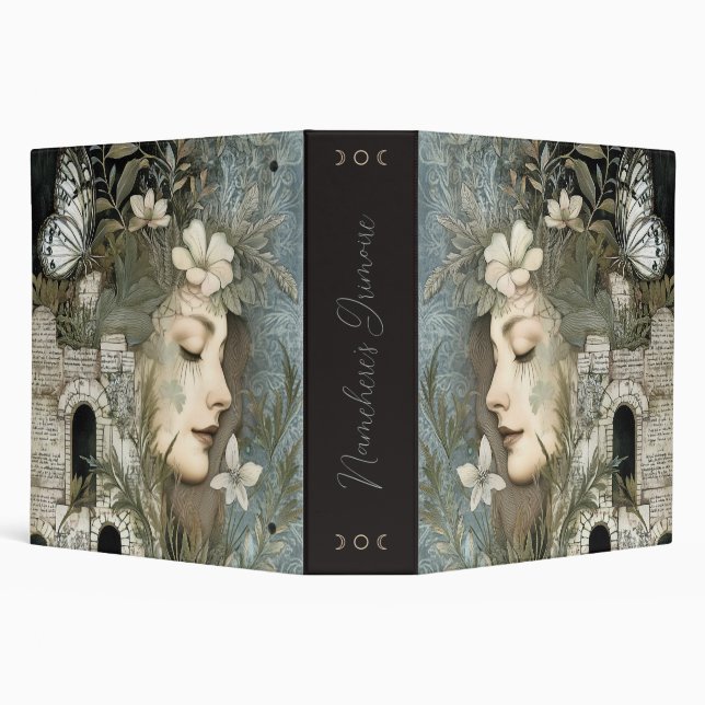 Create Your Own Mystical Hedge Witch Botanical Binder (Background)