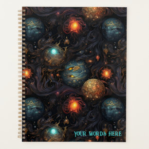 Create Your Own Mystical Magic Orbs Black Planner