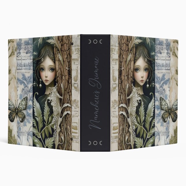 Create Your Own Mystical Maiden Botanical Binder (Background)