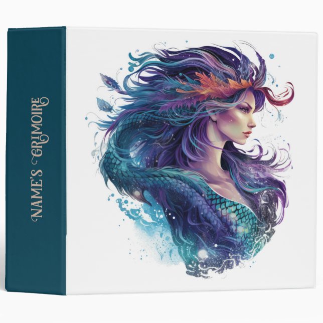 Create Your Own Mystical Mermaid Binder (Front/Spine)
