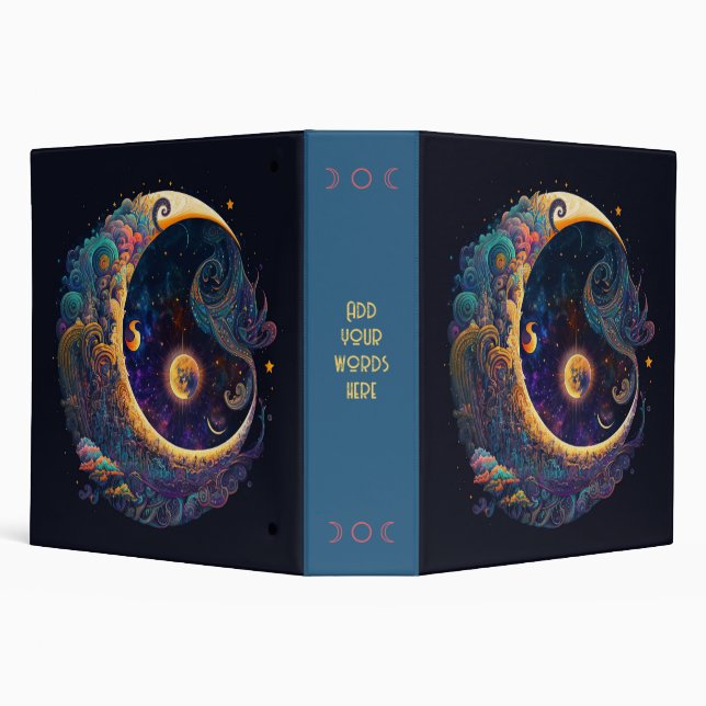 Create Your Own Mystical Mermaid Moon Binder (Background)