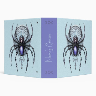 Create Your Own Mystical Purple Spider Binder