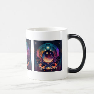 Create Your Own Mystical Rainbow Crescent Moon Magic Mug