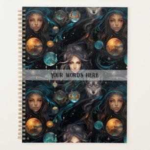 Create Your Own Mystical Seer Wolf Familiar Planner