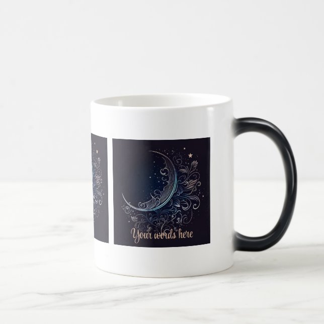 Create Your Own Mystical Silver Moon Magic Mug (Right)