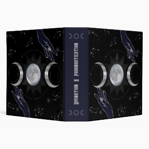 Create Your Own Mystical Silver Triple Moon Tarot Binder