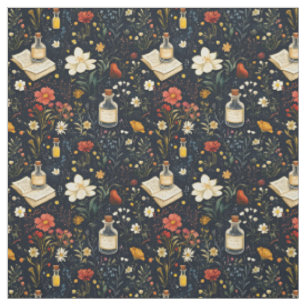 Create Your Own Mystical Wildflowers Grimoire Fabric