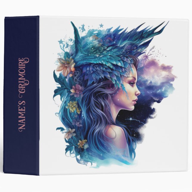 Create Your Own Mythical Amphitrite Nymph Binder (Front/Spine)
