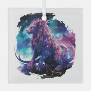 Create Your Own Mythical Chimera Fantasy Creature Glass Ornament
