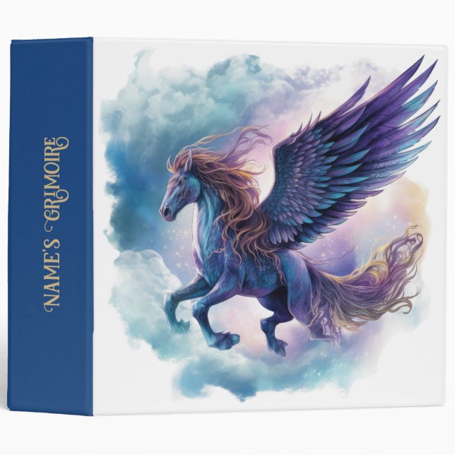 Create Your Own Mythical Pegasus Binder (Front/Spine)