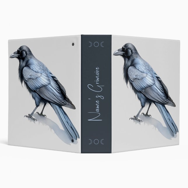 Create Your Own Mytsical Blue Raven Binder (Background)