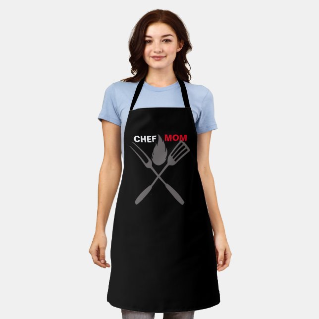 Create Your Own Name Mom Dad Chef Baker Custom Apron (Worn)