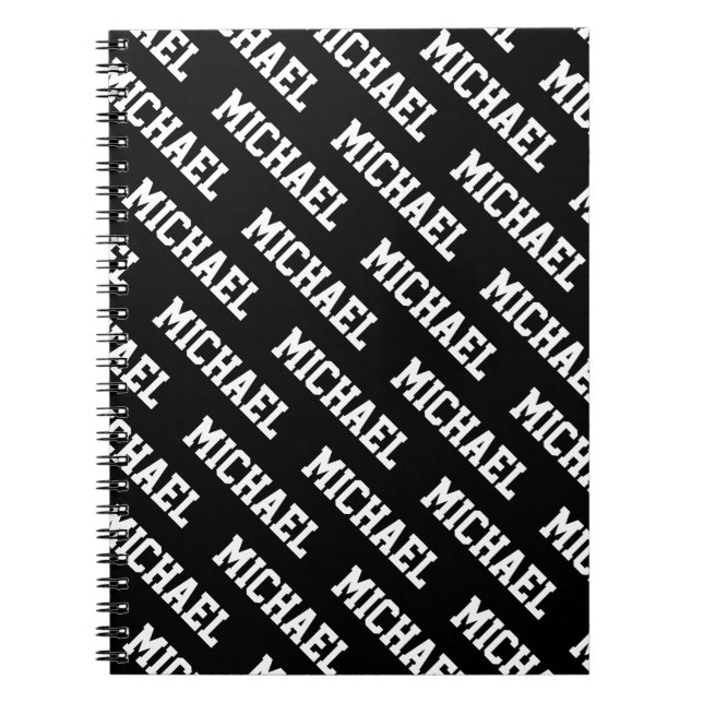 Create Your Own Name Personalized  Notebook (Front)