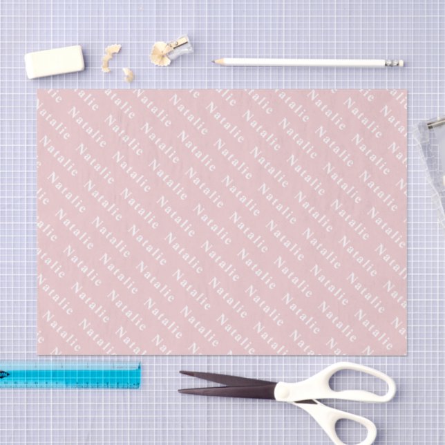 Create Your Own Name Personalized Tissue Paper (Craft)