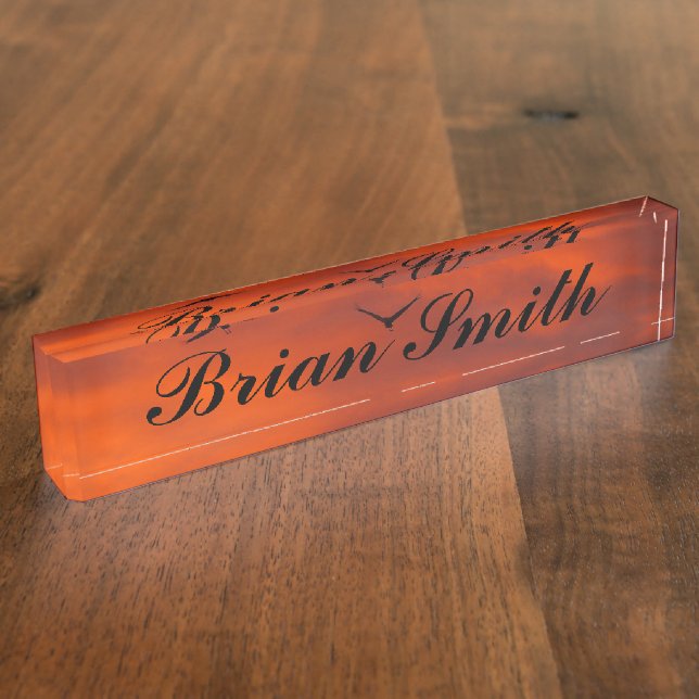 Create your own name plate (Side)