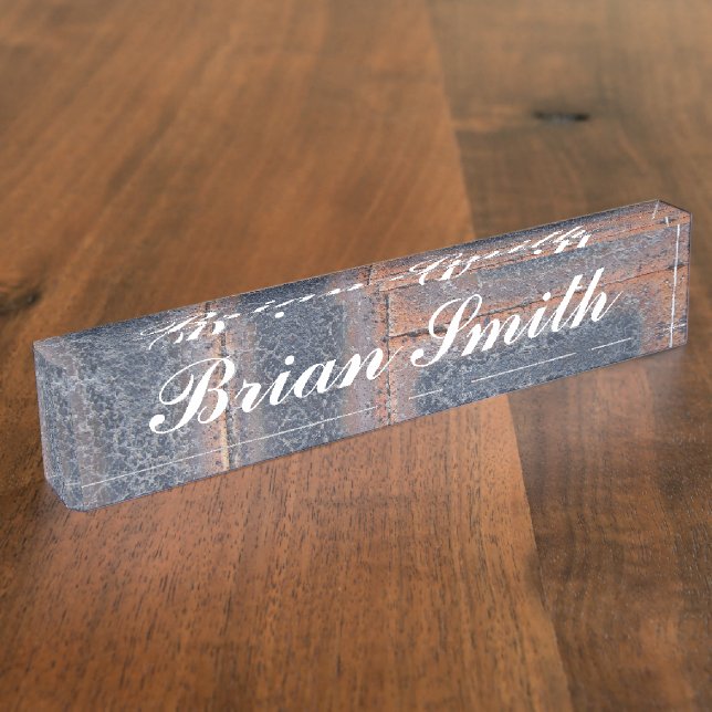 Create your own name plate (Side)