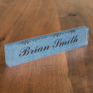 Create your own name plate