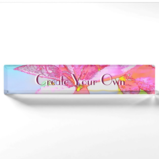 Create Your Own Nameplate (Front)
