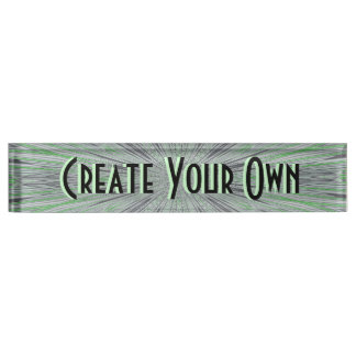 Create Your Own Nameplate