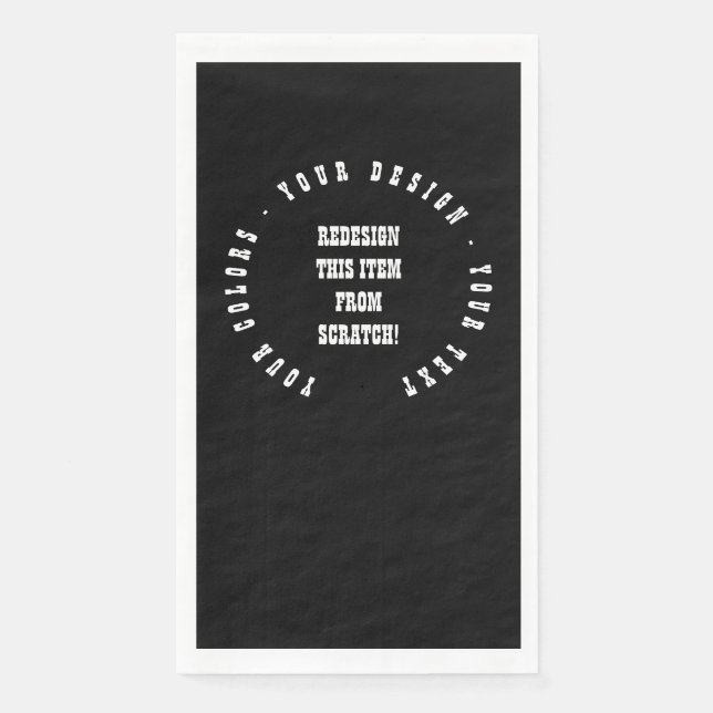 Create Your Own Napkin (Front)