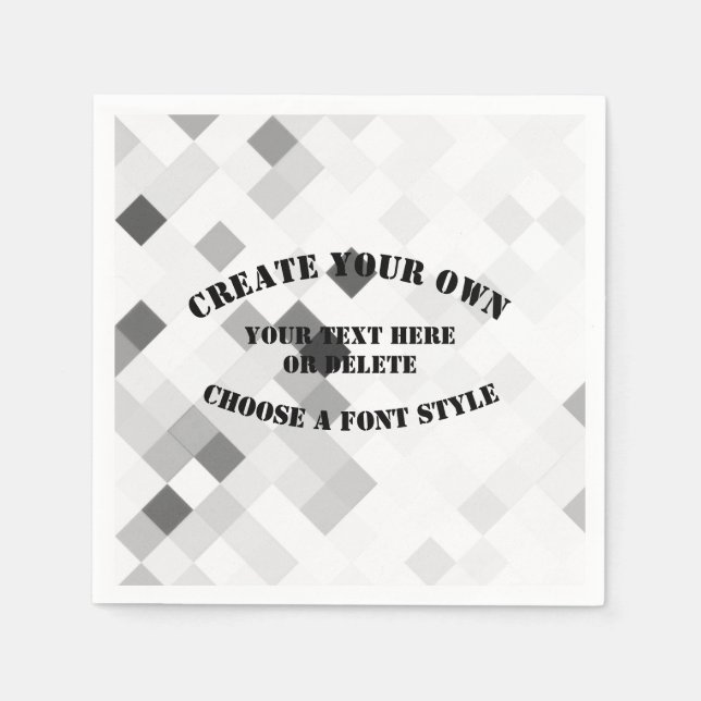 Create Your Own Napkin (Front)