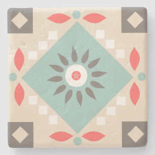 Create Your Own Nordic Style Winter Yule Ornament Stone Coaster