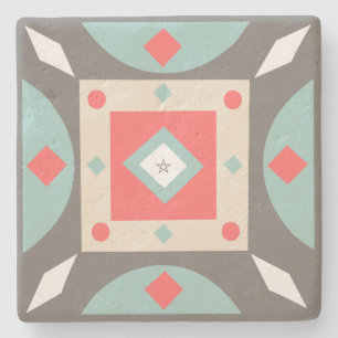 Create Your Own Nordic Style Winter Yule Ornament Stone Coaster