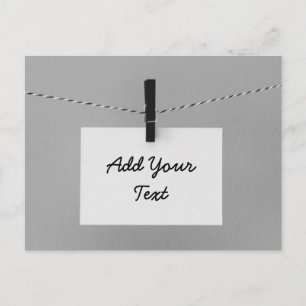 Create Your Own Note Personalize It Postcard