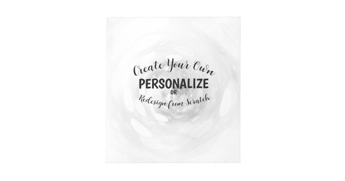 Create Your Own Notepad | Zazzle
