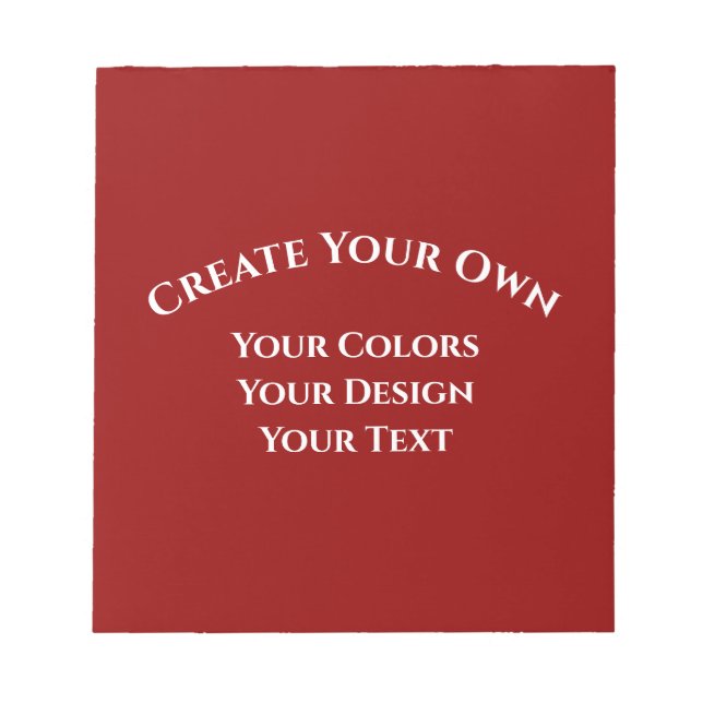 Create Your Own Notepad (Front)