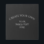 Create Your Own Notepad<br><div class="desc">Create your own custom party and event supplies and favours,  personalized gifts,  promotional merch and more. Visit Corona Radiata Cards to view our entire collection.</div>