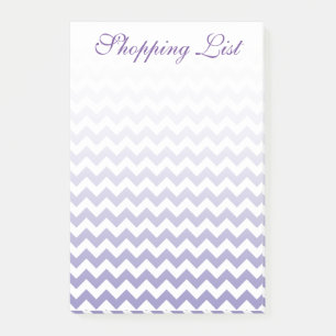 Create Your Own Ombre Chevron Pattern Post-it Notes