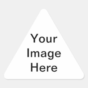 Create Your Own Original Personalized Gifts Triangle Sticker