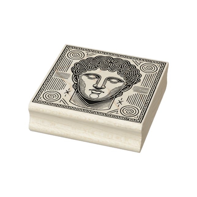 Create Your Own Ornate Ancient Deity Emblem Rubber Stamp (Stamp)
