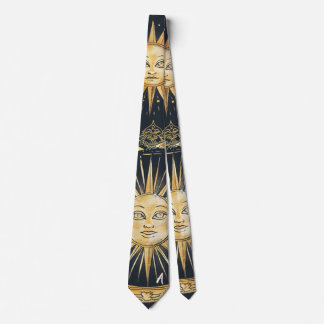 Create Your Own Ornate Celestial Blue & Gold Tie