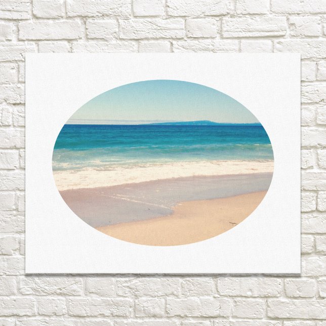 Create Your Own Oval Landscape Photo Canvas Print (Creator Uploaded)