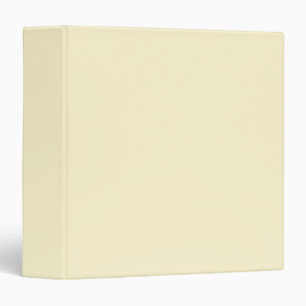 Create Your Own Pale Yellow Binder