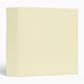 Create Your Own Pale Yellow Binder