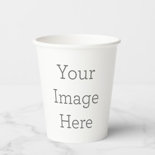 Paper Cups Size: 236ml Paper Cup, Lid: None (Front)