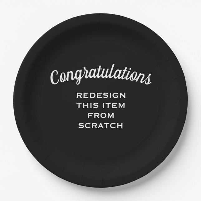 Create Your Own Paper Plate (Front)