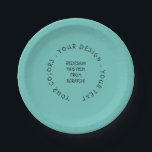 Create Your Own Paper Plate<br><div class="desc">Create your own custom party,  baby shower,  wedding and event favours,  custom colour craft supplies,  personalized gifts for any occasion,  fun stuff and more. Visit Atomic Babies on Zazzle to view our entire collection.</div>