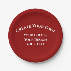 Create Your Own Paper Plate