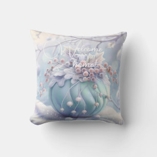 Create Your Own Pastel Berries Ornament Throw Pillow