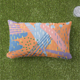 Create your own pattern abstract Zazzle free tools Lumbar Pillow