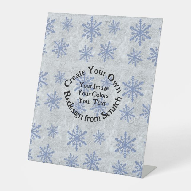 Create Your Own Pedestal Sign (Front)