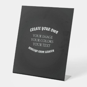 Create Your Own Pedestal Sign